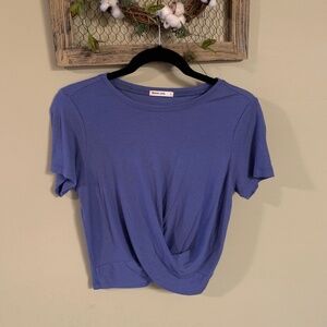Marine Layer Lexi Rib Twist Front Top
